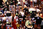 Nutcrackers on display at Christkindlmarket