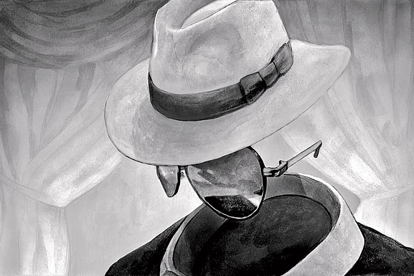 Invisible Man Illustration by Tony DiMauro
