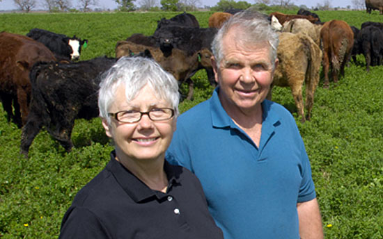 Allan and Jeanne Sexton, founders of Meadow Haven Farm