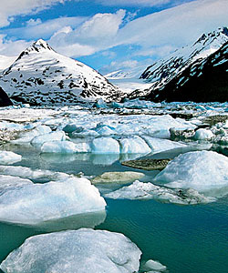 Portage Lake in Anchorage