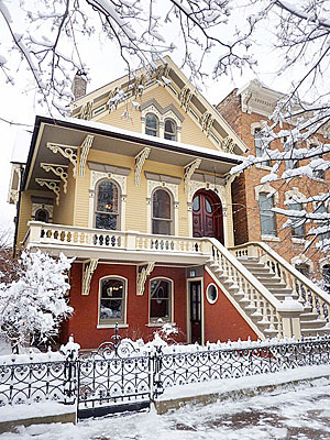 The recently-sold Driehaus home