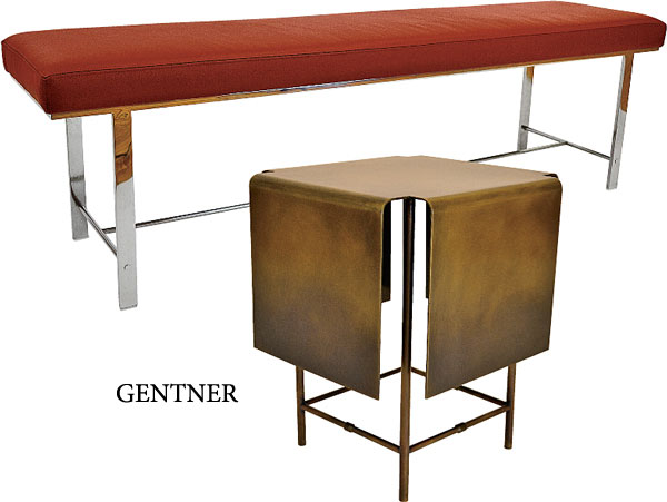 Gentner stool and bench