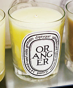 A candle from Merz Apothecary