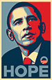 Shepard Fairey’s “Hope” poster