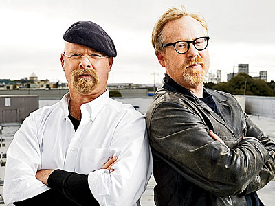 'Mythbusters' hosts Jamie Hyneman and Adam Savage