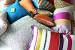 Silk pillows from Pyar