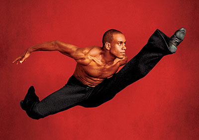 An Alvin Ailey dancer