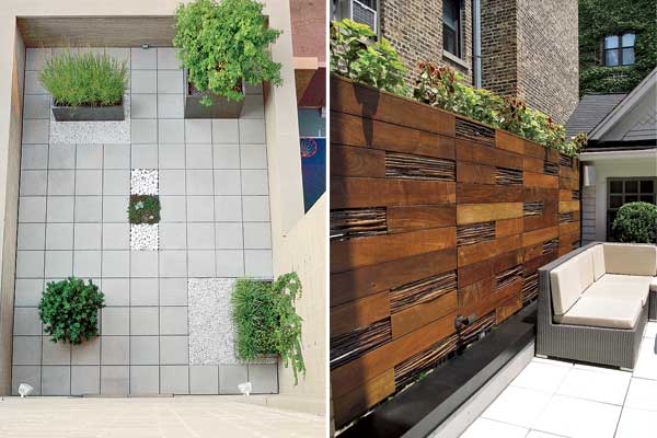 Two rooftop gardens by Landscape Designer Julie deLeon