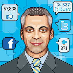 Mayor Emanuel illustration