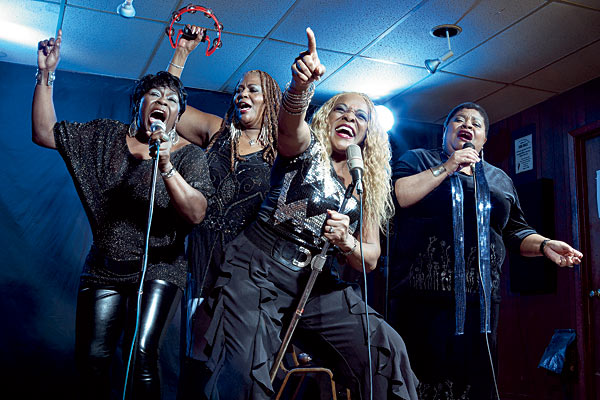 Peaches Staten, Sharon Lewis, Nellie Travis, and Deitra Farr