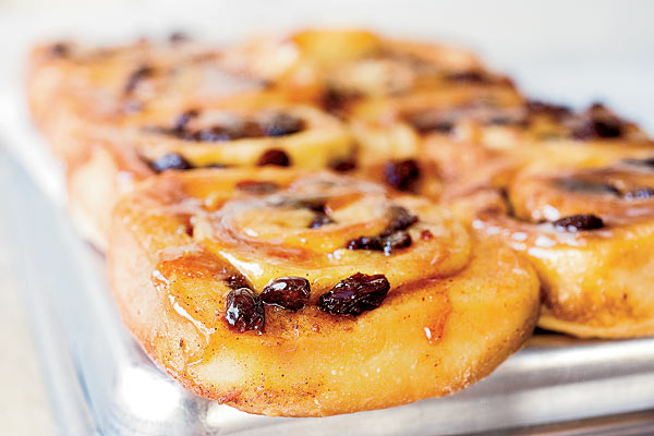 Raisin sticky buns from Baker & Nosh