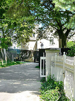A Wilmette mansion under construction