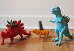 Dinosaur planters