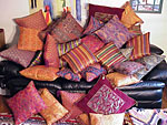 Colorful Moroccan pillows