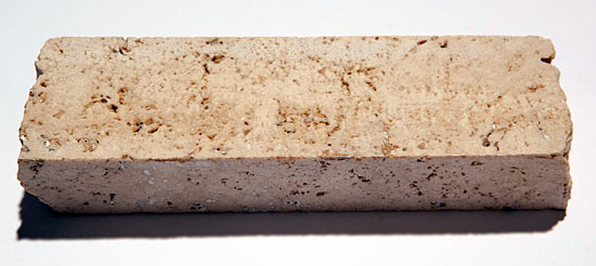 A CHUNK OF TRAVERTINE