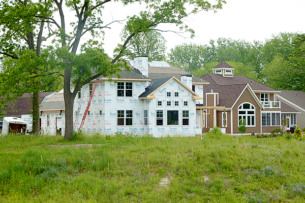 A home under construction