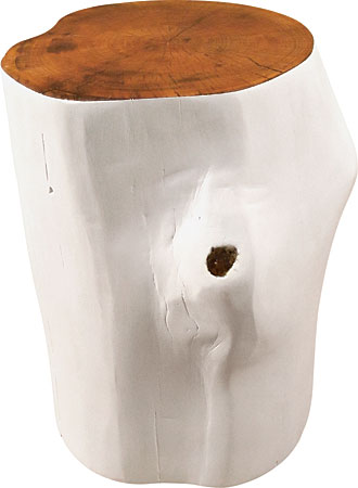 Greta de Parry oak and resin stool