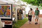 Patrons and art on display at the Chicago Botanic Garden Art Festival