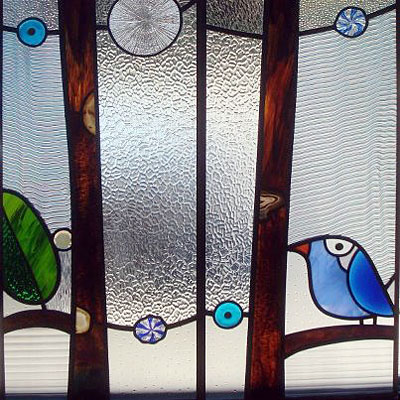 Stained glass by David Lee Csicsko