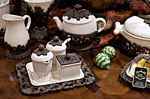 A tea set from Linly Designs