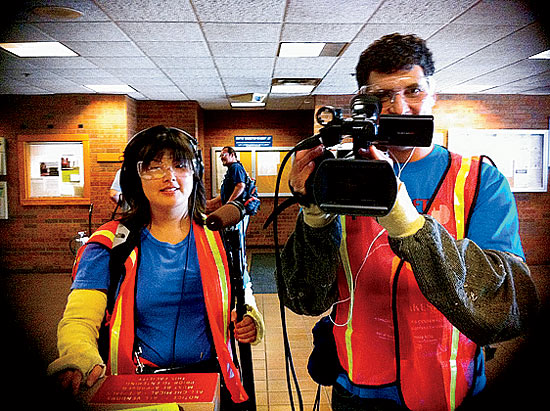 Milwaukee-based filmmaker Brad Lichtenstein picks up his camera to document the trouble in nearby Janesville.
