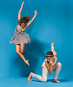Sean Rozanski and Ashley Rockwood of Gus Giordano Jazz Dance