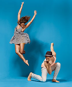 Sean Rozanski and Ashley Rockwood of Gus Giordano Jazz Dance
