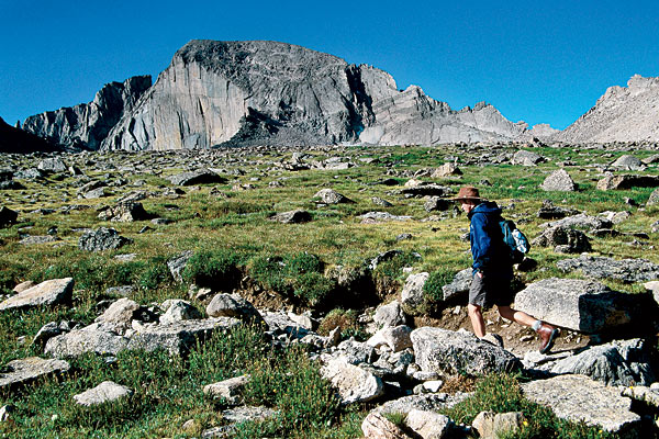 On the trail to Longs Peak