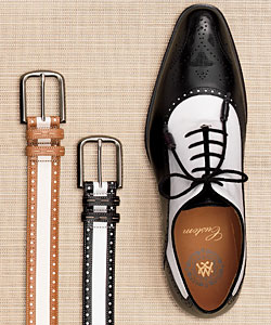 Belts and shoes from Mezlan