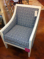 A chair from the Merchandise Mart Sample Sale