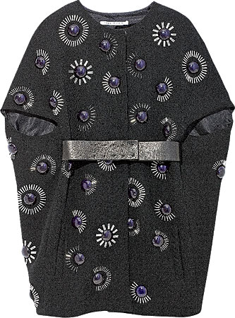 Diane von Furstenberg beaded silk COAT