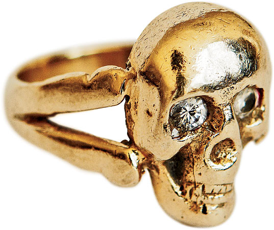 MARK GROTJAHN LIMITED-EDITION SKULL RING