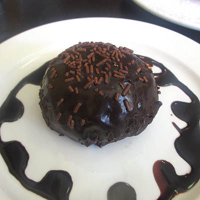 Chocolate rum ball at Austrian Bakery
