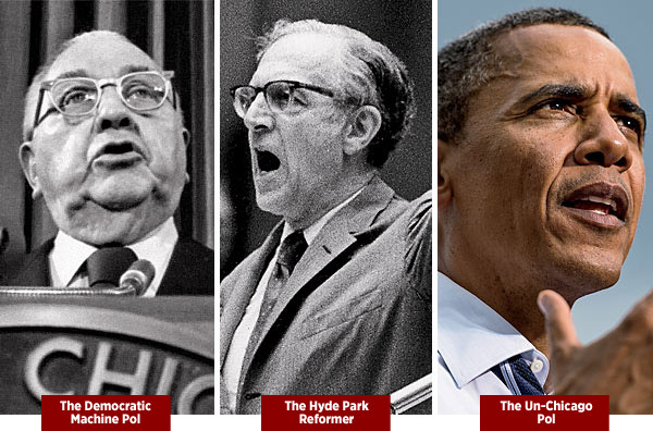 Richard J. Daley, Leon Despres, and President Barack Obama