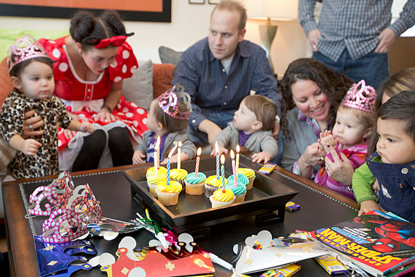 Kids at a birthday party in Bridgeport