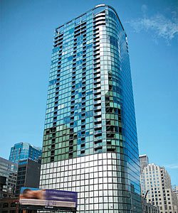 A condo building in Streeterville