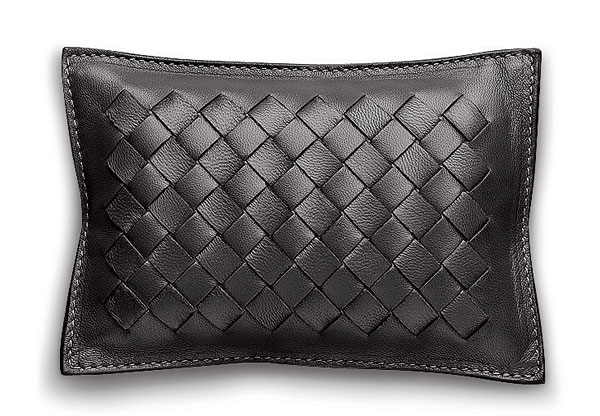 Handsome nappa leather paperweight