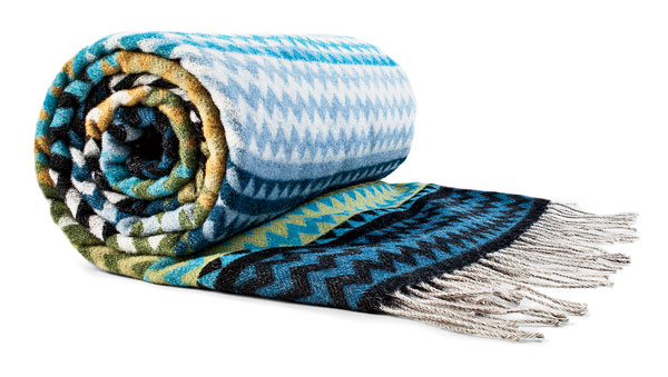 Cushy Humbert wool throw by Missoni