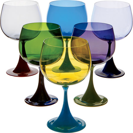 Burlesque goblets by Nason Moretti