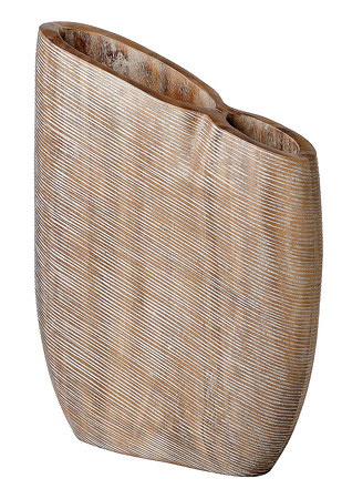 Donna Karan’s Lenox mango wood vase