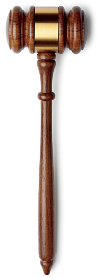 A gavel