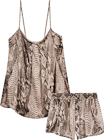Stella McCartney polyester and spandex camisole and shorts