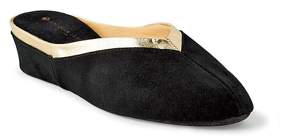 Jacques Levine leather slippers