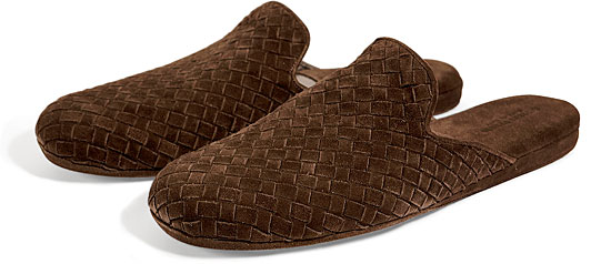 Bottega Veneta suede slippers