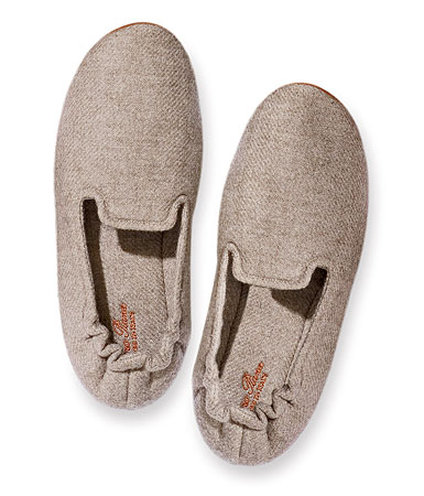 Loro Piana cashmere travel slippers