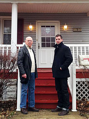 Chris Thompson and his grandfather Don Clinkert