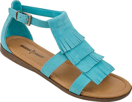 Minnetonka Moccasin suede sandals