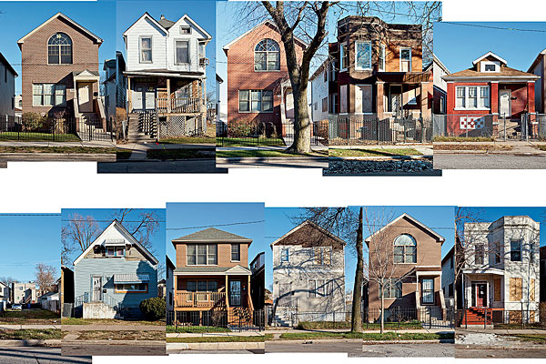 Comer-built houses dot Pocket Town’s streets.