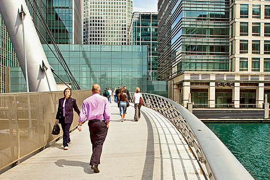 A London, England river walk