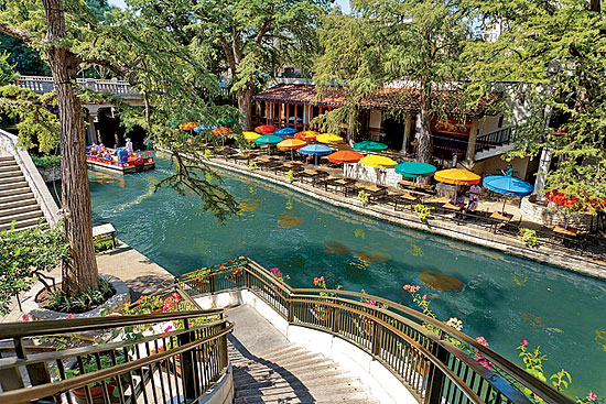 A San Antonio, Texas river walk